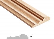 Listwa drewniana rzeźbiona EM00634L